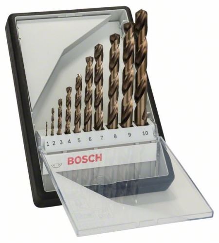 BOSCH Set bušilica za metal Robust Line HSS-Co, 10 komada 1; 2; 3; 4; 5; 6; 7; 8; 9; 10 mm (10 kom) 2607019925