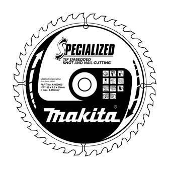 MAKITA list pile za drvo SPECIALIZED s udubljenim zubima 235x2,3x30 mm 20 zuba B-09379