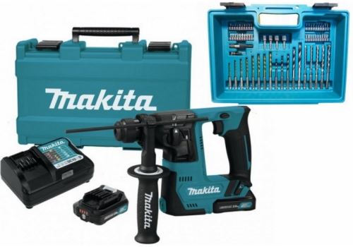 Makita akumulatorska udarna bušilica s priborom Li-ion CXT 12V/1,5Ah HR140DWYE1