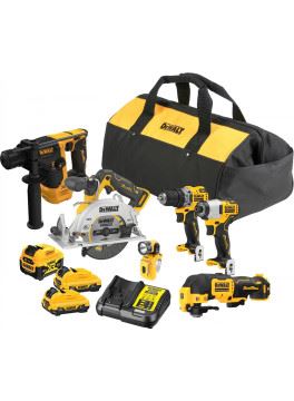 DeWALT Combo set - 6-dijelni popust set 12V 1x5.0Ah + 2x 2.0Ah DCK611P1D2