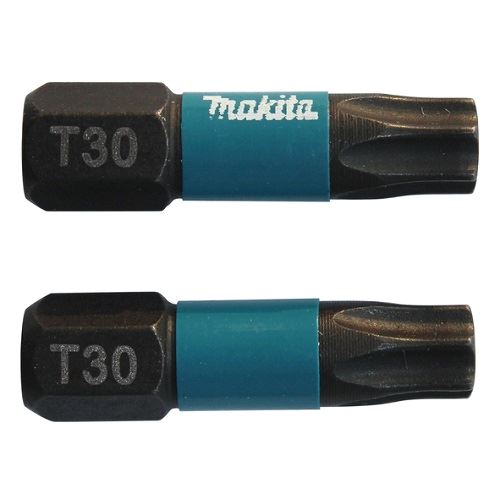 MAKITA torzijski bit 1/4" IMPACT BLACK T30, 25 mm 2 kom B-63694