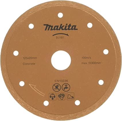 MAKITA dijamantna ploča za mokro rezanje 125x20 mm B-21951