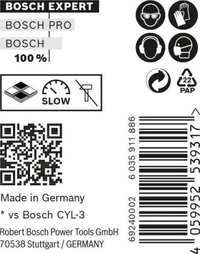 BOSCH EXPERT CYL-9 MultiConstruction 5x50, 10 kom 2608900638