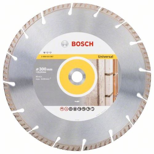 BOSCH Dijamantna rezna ploča Standard for Universal 300 × 22,23 300x22,23x3,3x10 mm 2608615067