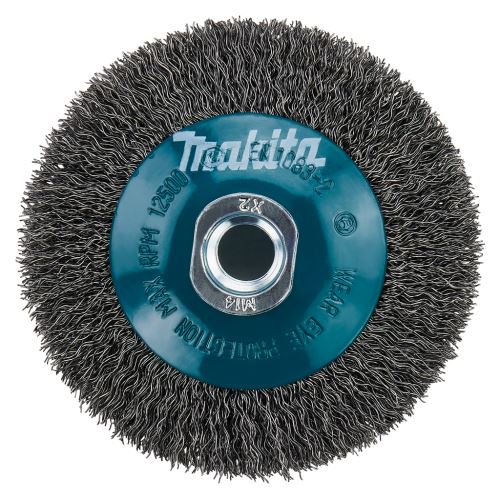 MAKITA čašasta četka od čelične žice, valovita žica 0,3 mm, 100 mm D-39827