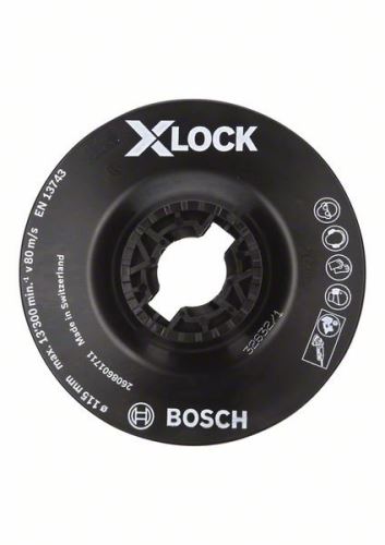 BOSCH X-LOCK Podložna ploča, fina 115 mm, 13300 o/min 2608601711