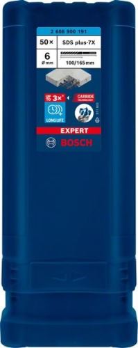 BOSCH EXPERT svrdlo SDS plus-7X, 6x100x165 50 kom 2608900191