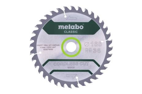 METABO List pile 165 x 20 mm, 36 zuba, 15° CordlessCutClassic 628279000