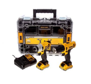 DeWALT DCK211D2T akumulatorska bušilica/odvijač i udarna odvijača