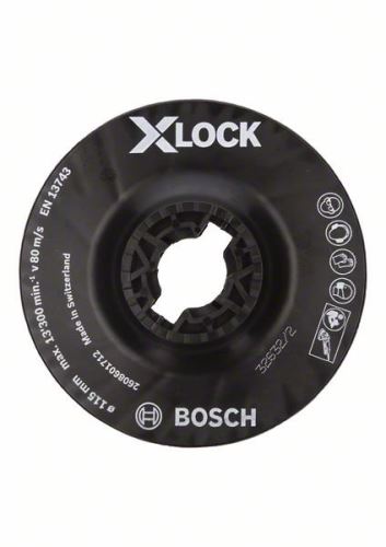 BOSCH X-LOCK Podložna ploča, srednja 115 mm, 13300 o/min 2608601712