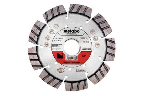 METABO Dijamantna rezna ploča Dia-TS 125x22,23 mm - CP, beton, profesionalna 628571000