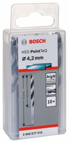 BOSCH Spiralna bušilica HSS PointTeQ 4,2 mm 2608577162