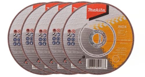 MAKITA Set reznih ploča za čelik i nehrđajući čelik za kutne brusilice 76x1x10mm D-74815-5