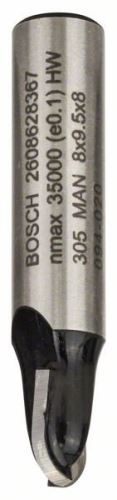 BOSCH Rezalo za utore 8 mm, R1 4 mm, D 8 mm, L 9,2 mm, G 40 mm 2608628367