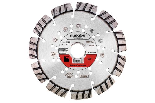 METABO Dijamantna rezna ploča Dia-TS 150x22,23 mm - CP, beton, profesionalna 628572000