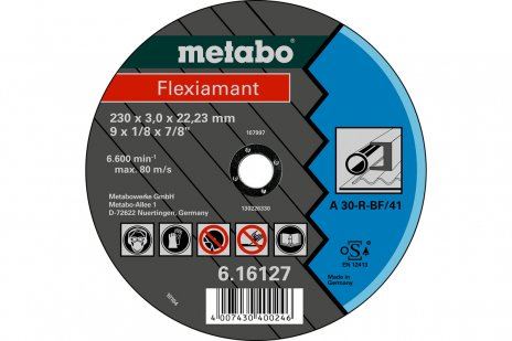 METABO Brusna ploča Flexiamant 100x2,5x16,0 čelik, TF 41 - 616742000 616742000