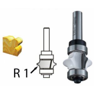 MAKITA Rezač profila s ležajnom drškom 8 mm, 25,4x13x61,2 mm D-48826