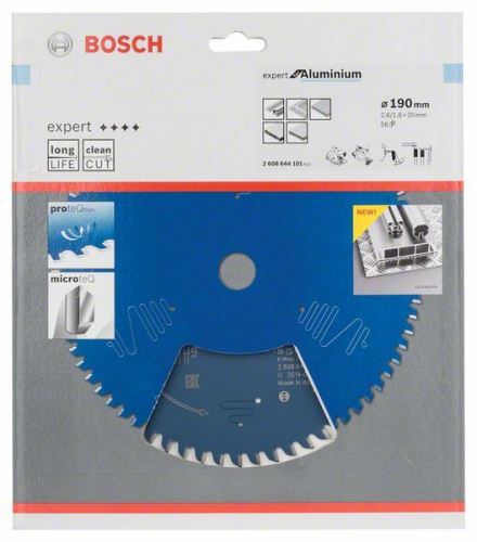 BOSCH List pile Expert for Aluminium 190 x 20 x 2,6 mm, 56 2608644101