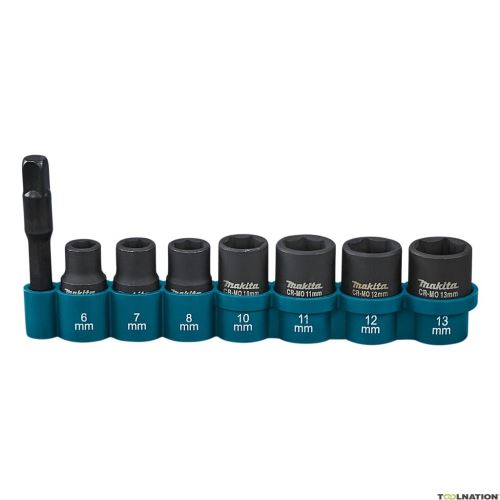 MAKITA set četvrtastih matica 1/4" 8 kom E-12289