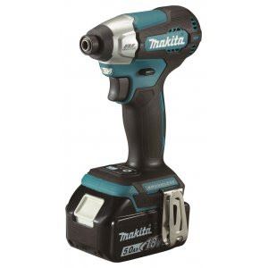 MAKITA Aku udarni odvijač 1/4" Li-ion LXT 18V/5.0Ah, Makpac DTD157RTJ