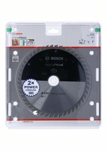 BOSCH List pile za akumulatorske pile; Standard za drvo 210x30x1,7/1,2x48T 2608837714