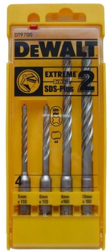 DeWALT Set bušilica za beton SDS Plus Extreme 5,6,8,10 (4 kom) DT9700