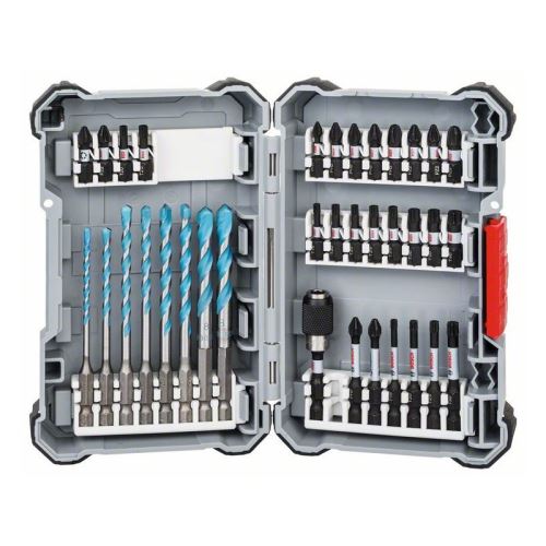 BOSCH 35-dijelni Pick&Click set bitova Impact Control i višenamjenskih svrdla MultiConstruction 2607017570