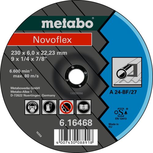 METABO Brusna ploča - čelik 115x6x22,2 mm 616460000