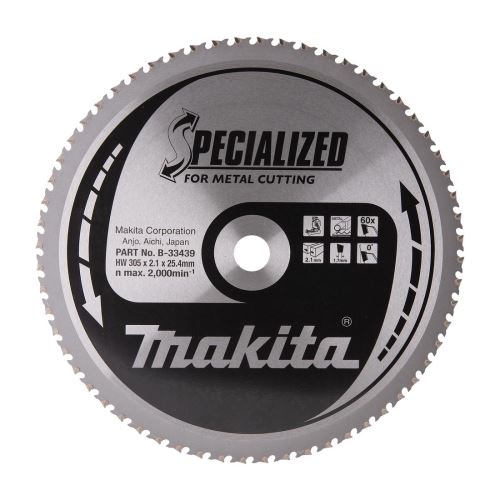 MAKITA list pile čelik SPECIALIZED 30 mm5x2.1x25.4 mm 60 zuba B-33439