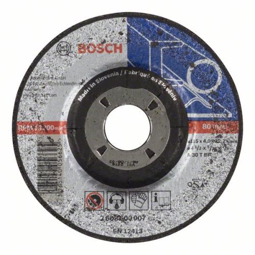 BOSCH Profilirana gruba ploča Expert for Metal A 30 T BF, 115 mm, 6,0 mm 2608600218