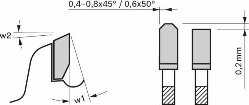 BOSCH List pile Expert for High Pressure Laminate 160 x 20 x 2,2 mm, 48 2608644132