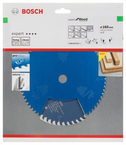 BOSCH List pile Expert for Wood 160 x 20 x 2,6 mm, 48 2608644021