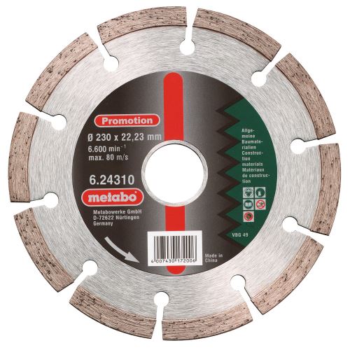 METABO Dijamantna rezna ploča 230x22,23 mm 624310000