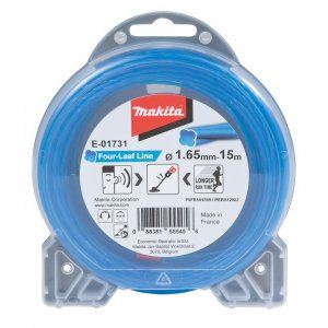 MAKITA struna najlon 1,65 mm, plava, 15m, posebna za baterijske strojeve E-01731