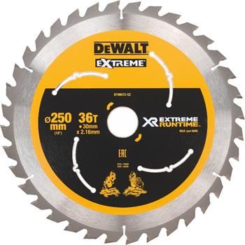 DeWALT List pile (idealan za FLEXVOLT pile) 250 x 30 mm, 36 zuba DT99572