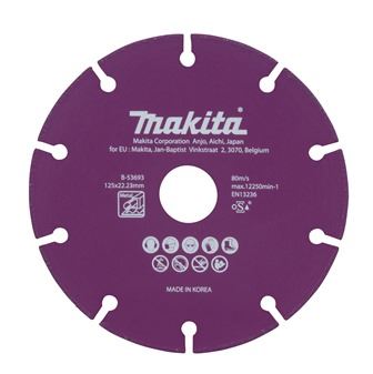 MAKITA rezna ploča dijamantni čelik 125x1,3x22,23 mm B-53693