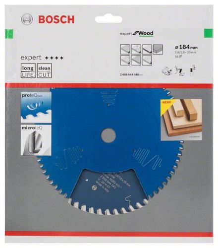 BOSCH List pile Expert for Wood 184 x 20 x 2,6 mm, 56 2608644040