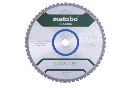 METABO List pile 305 x 25,4 mm - 60 zuba 628668000