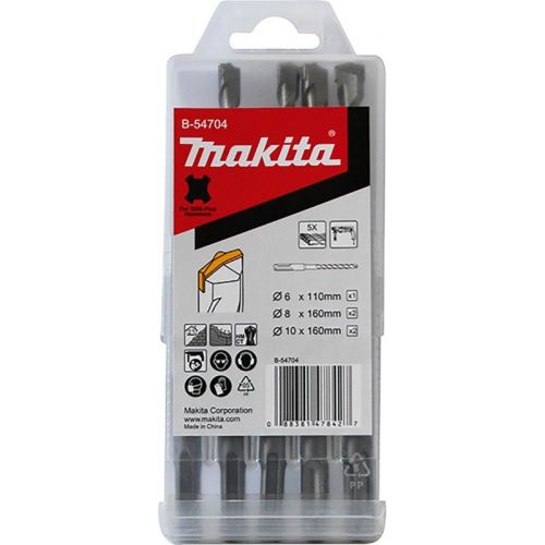 MAKITA set svrdla SDS-Plus D 6;8;10 mm, 5 kom B-54704