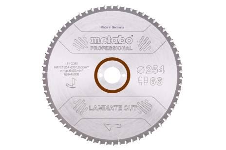 METABO List pile "laminate cut - professional", 254 x 30 mm, 66 zuba, 0° 628446000