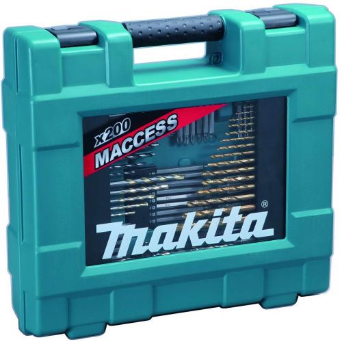 MAKITA set svrdla i svrdla 200 kom u plastičnoj kutiji D-37194