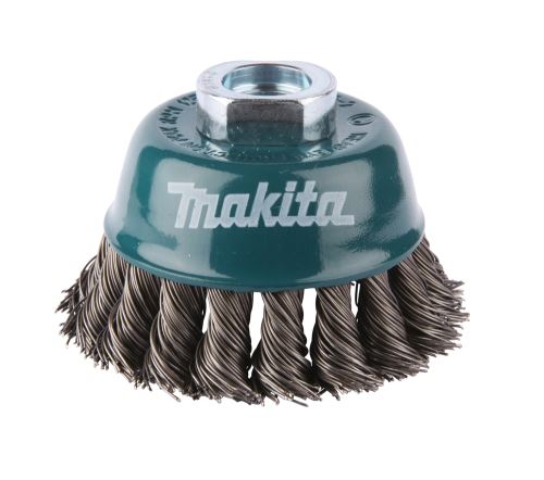 MAKITA čašasta četka od čelične žice, pletena žica 0,5 mm, 75 mm D-24131