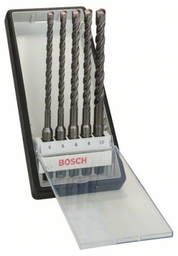 BOSCH 5-dijelni set udarnih bušilica Robust Line SDS-plus-5 Ø 6,6,8,8,10 x 165mm 2607019928