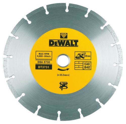 DeWALT DIA ploča za rezanje betona i opeke 115 x 22,2 mm DT3701