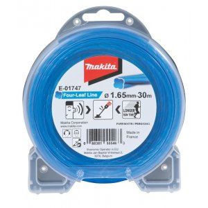 MAKITA struna najlon 1,65 mm, plava, 30m, posebna za baterijske strojeve E-01747