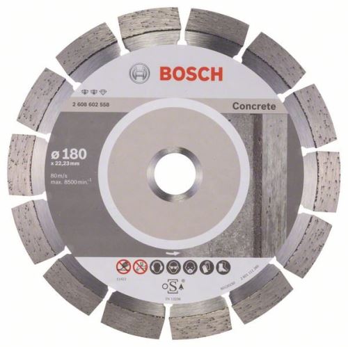 BOSCH Dijamantna rezna ploča Expert for Concrete 180 x 22,23 x 2,4 x 12 mm 2608602558