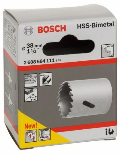 BOSCH HSS-bimetalni bušilica za standardni adapter 38 mm, 1 1/2" 2608584111