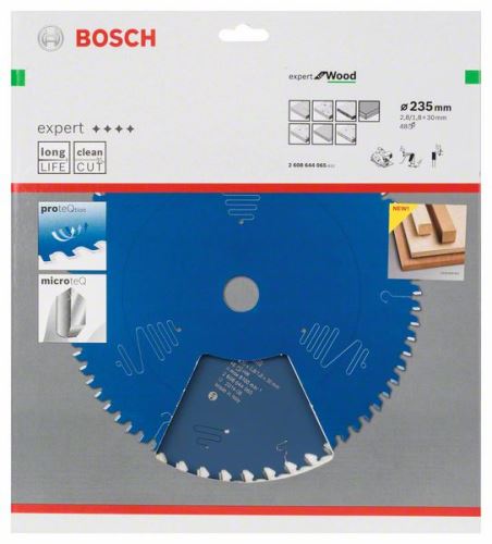 BOSCH List pile Expert for Wood 235 x 30 x 2,8 mm, 48 2608644065