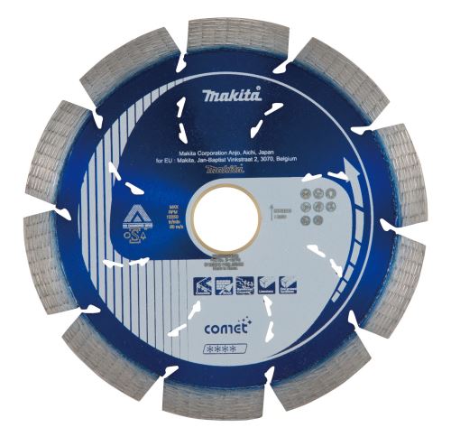 MAKITA dijamantna rezna ploča Comet Rapid 125x22,23 mm B-12778