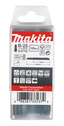 MAKITA list pile B-25 100 kom drvo B-07755